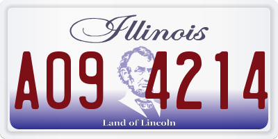 IL license plate A094214