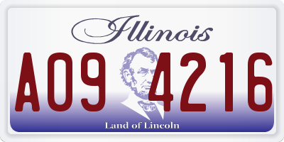 IL license plate A094216