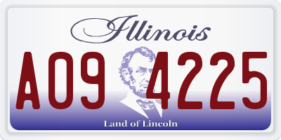 IL license plate A094225