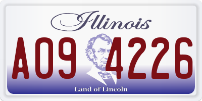 IL license plate A094226