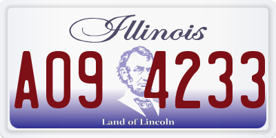 IL license plate A094233