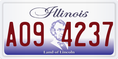 IL license plate A094237