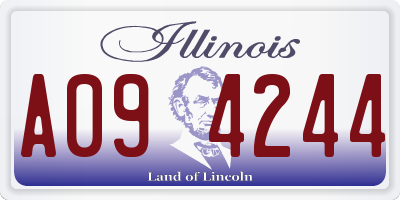 IL license plate A094244