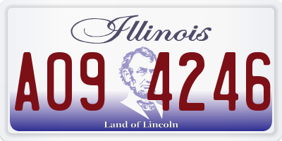 IL license plate A094246