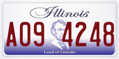 IL license plate A094248