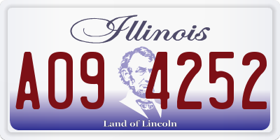 IL license plate A094252