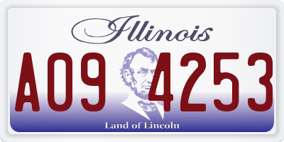 IL license plate A094253