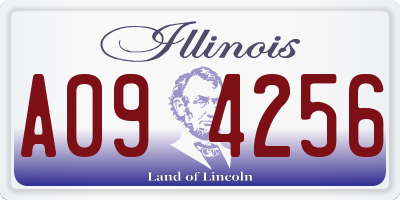 IL license plate A094256