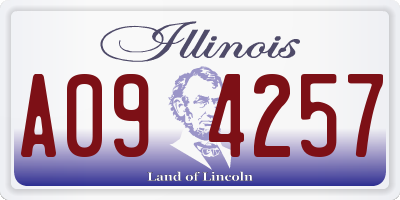 IL license plate A094257