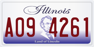 IL license plate A094261