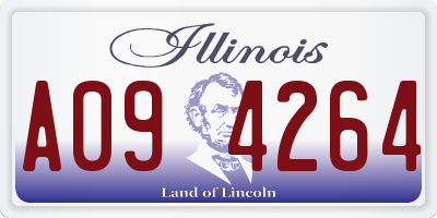 IL license plate A094264