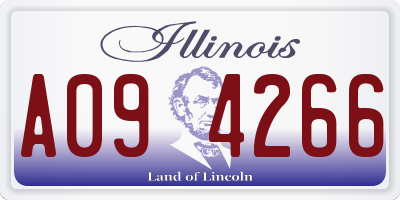 IL license plate A094266