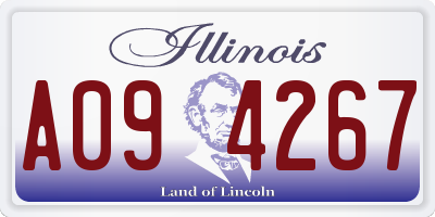 IL license plate A094267