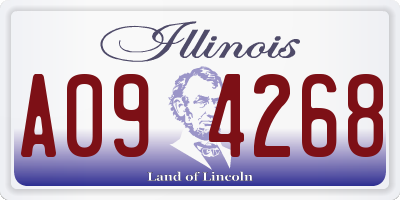 IL license plate A094268