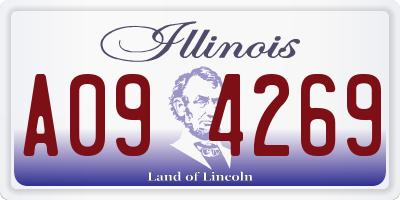 IL license plate A094269