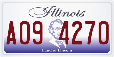 IL license plate A094270