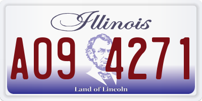 IL license plate A094271