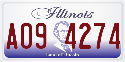 IL license plate A094274