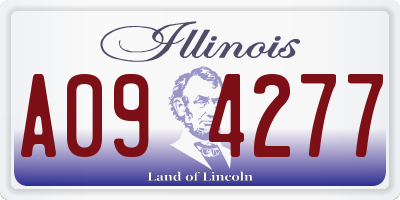 IL license plate A094277