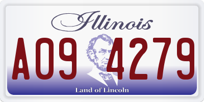 IL license plate A094279