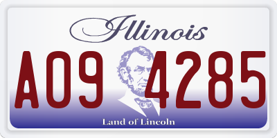 IL license plate A094285
