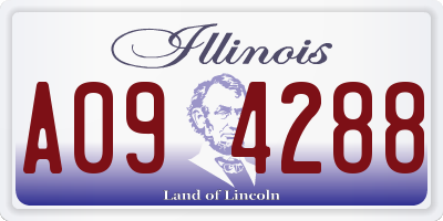 IL license plate A094288