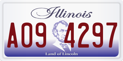 IL license plate A094297
