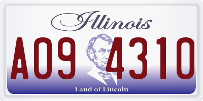IL license plate A094310