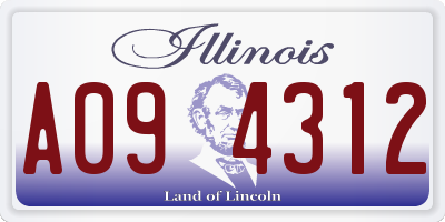 IL license plate A094312