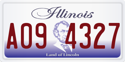 IL license plate A094327