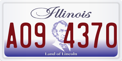 IL license plate A094370
