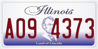 IL license plate A094373