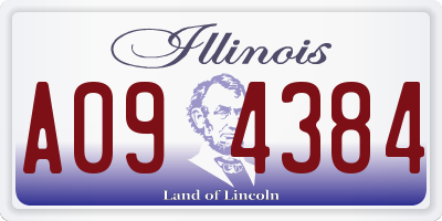 IL license plate A094384