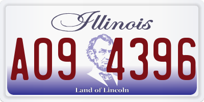 IL license plate A094396
