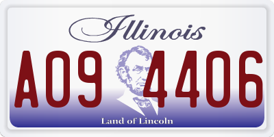 IL license plate A094406