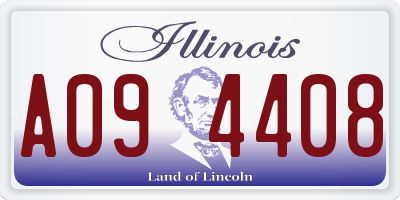 IL license plate A094408