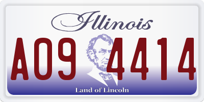 IL license plate A094414