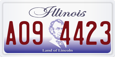 IL license plate A094423