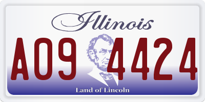 IL license plate A094424