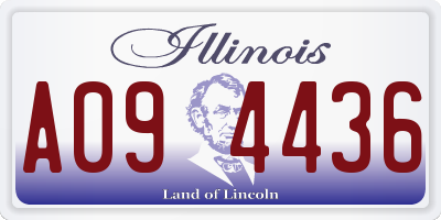 IL license plate A094436