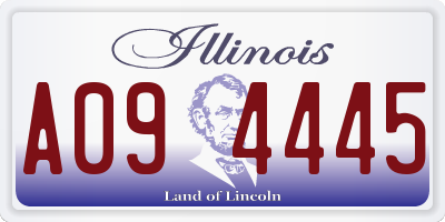 IL license plate A094445