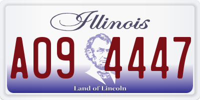 IL license plate A094447