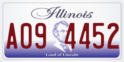 IL license plate A094452