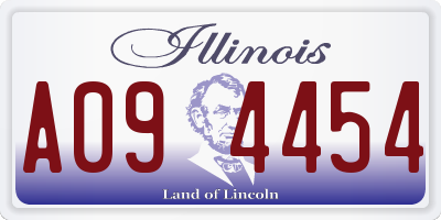 IL license plate A094454