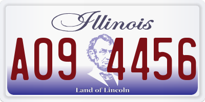 IL license plate A094456