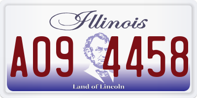IL license plate A094458