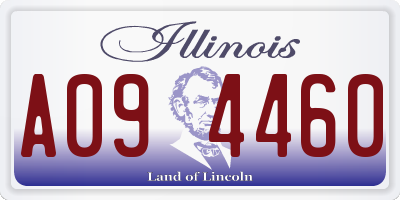 IL license plate A094460