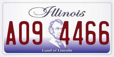 IL license plate A094466