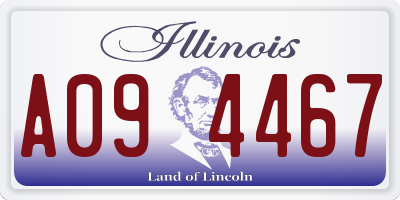 IL license plate A094467