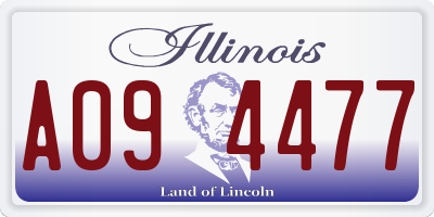 IL license plate A094477